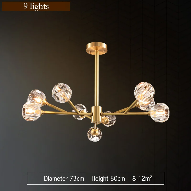 Розовое золото латунная люстра стеклянная круглая лампочка декоративная люстра Ресторан Бар лестница люстра длинная висячая лампа - Цвет абажура: K