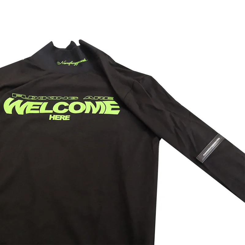 Хлопковая футболка женская с длинным рукавом Женские топы Футболка Весна Осень