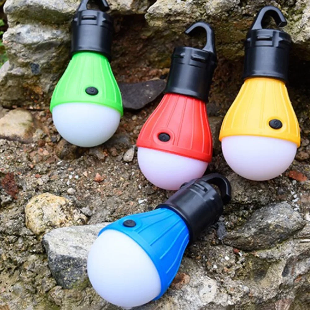 

Outdoor Portable Hanging LED Camping Tent Light Bulb Fishing Lantern Lamp Multicolor AAA batteries 3 Modes SOS 1200 LM Drop Ship