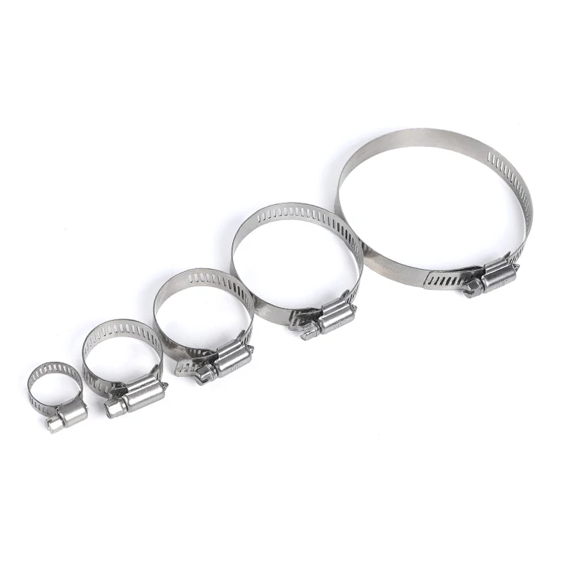 5/10 шт. Нержавеющая сталь диск хомут Tri Зажим Регулируемый топливная линия труб