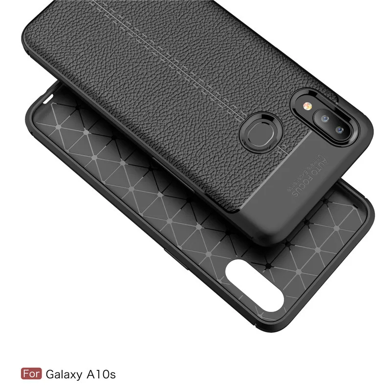 Мягкий бампер чехол для samsung Galaxy A10s силиконовый ударопрочный ТПУ полный телефона