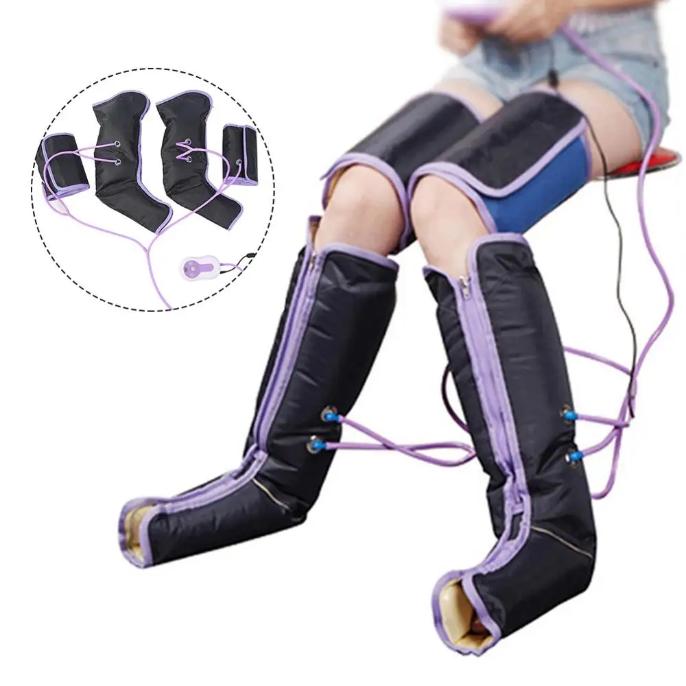 

Air Wave Pressure Compression Foot Leg Massager Electric Circulation Leg Wraps Foot Ankles Calf Therapy Brace Support Health New