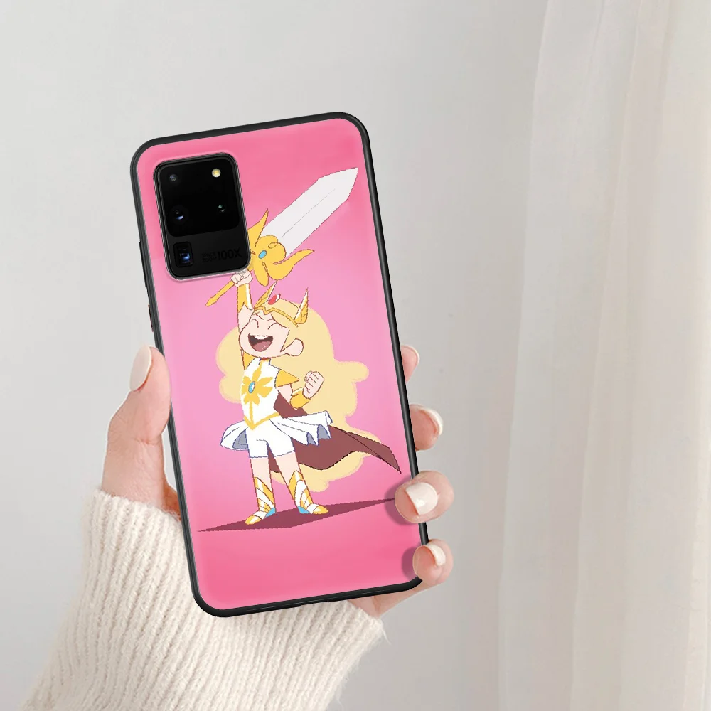 

She-Ra and the Princesses of Power Phone Case For Samsung Galaxy Note S 8 9 10 20 Plus E Lite Uitra black Waterproof Luxury
