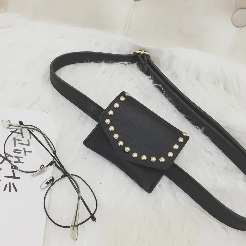 

Citgeett Solid Children's Rivet Small Square Bag Kid Crossbody Shoulder Waist
