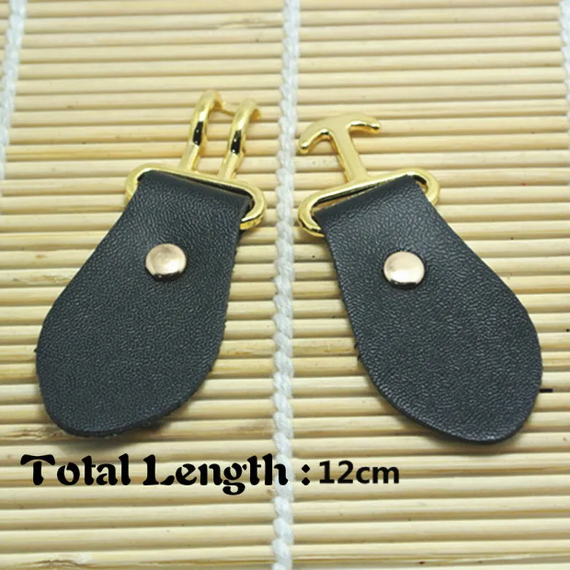 2 пары рычажных кнопок из ПУ кожи для пальто куртки аксессуары одежды пряжки