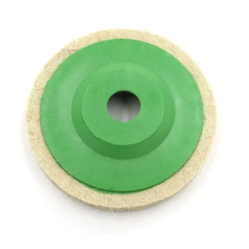 

2pcs 100mm Polishing Pads Angle Grinder Wool Felt Wheel Glass Polishing Wheel R7UB