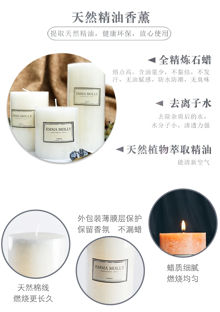 

Nordic Personalized Scented Handmade Candle Luxury Box Wedding Christmas Candle Gift Swieczniki Dekoracyjne Household Eg50lz