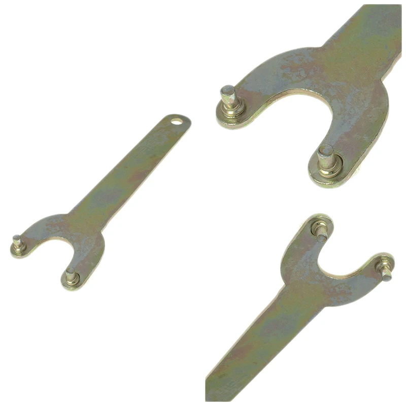 

Angle Grinder 2 Pin Spanner Key Fit for 4-1/2" 115mm Grinders Repair Tool Flanged Wrench Grinder Hubs Replacing Discs Accessorie