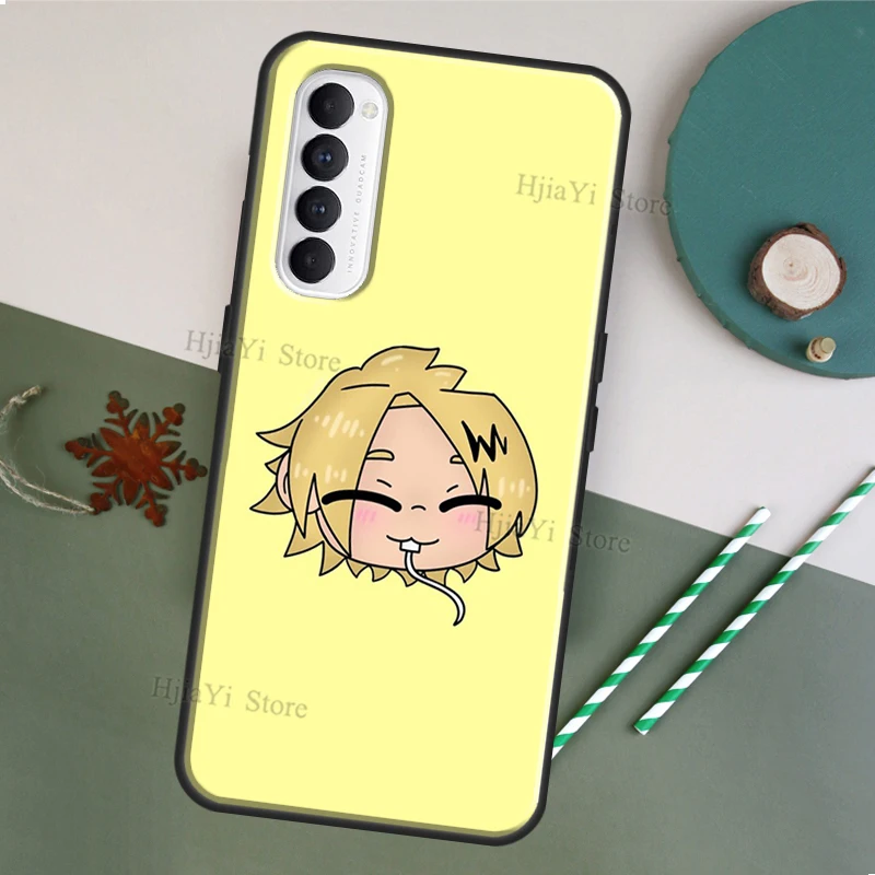 Мой герой Академия Denki Kaminari для OPPO A52 A72 A83 A91 A5 A9 A53 A31 2020 F5 F7 Reno 4 Pro 2Z A5S A1K A15 чехол