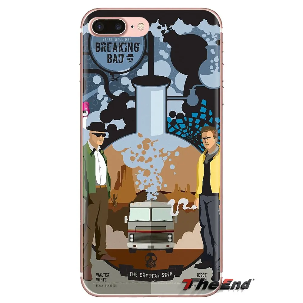 poster breaking bad Transparent TPU Bag Case For Huawei Honor 7X V10 6C V9 6A Play 9 Mate 10 Pro Y7 Y5 P8 P10 Lite Plus GR5 2017 |