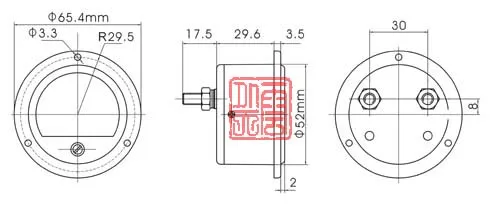 

S52 VU Gauge Head Level Meter DB Meter Power Meter Pointer Board Meter 52mm Warm Yellow Backlight