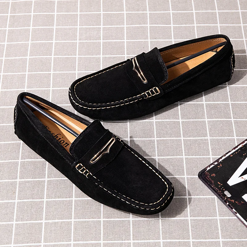 Новинка 2020 года Мужская кожаная обувь Дышащая повседневная на плоской подошве