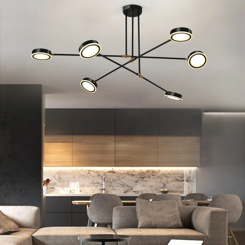 

Современная Европейская светодиодная каменная люстра e27, подвесной светильник, современная светодиодная лампа для гостиной, спальни