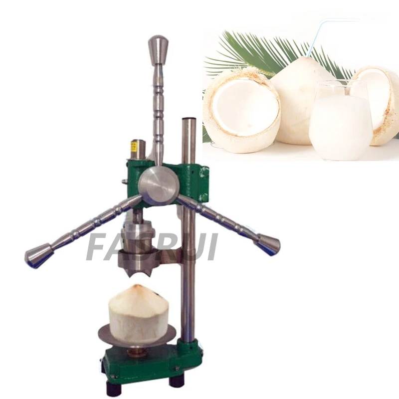 

Fresh Green Tender Coconut Opening Machine Manual Driller Opener For Coconut