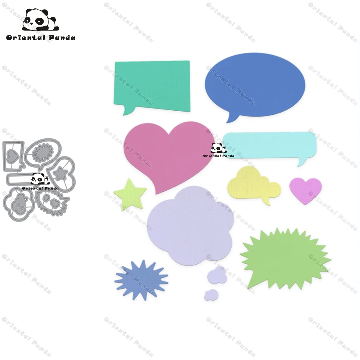 New Dies For 2020 Chat bubbles Metal Cutting diy photo album cutting dies Scrapbooking Stencil Die Cuts Card Making | Дом и сад