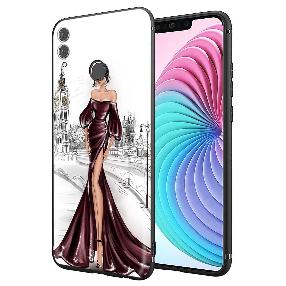 Webbedepp красивая любовь девушка чехол для Huawei Mate 10 20 30 Nova 2i 2 3 3i 4 5i Y5 Y6 Y7 Y9 Pro Lite Prime |