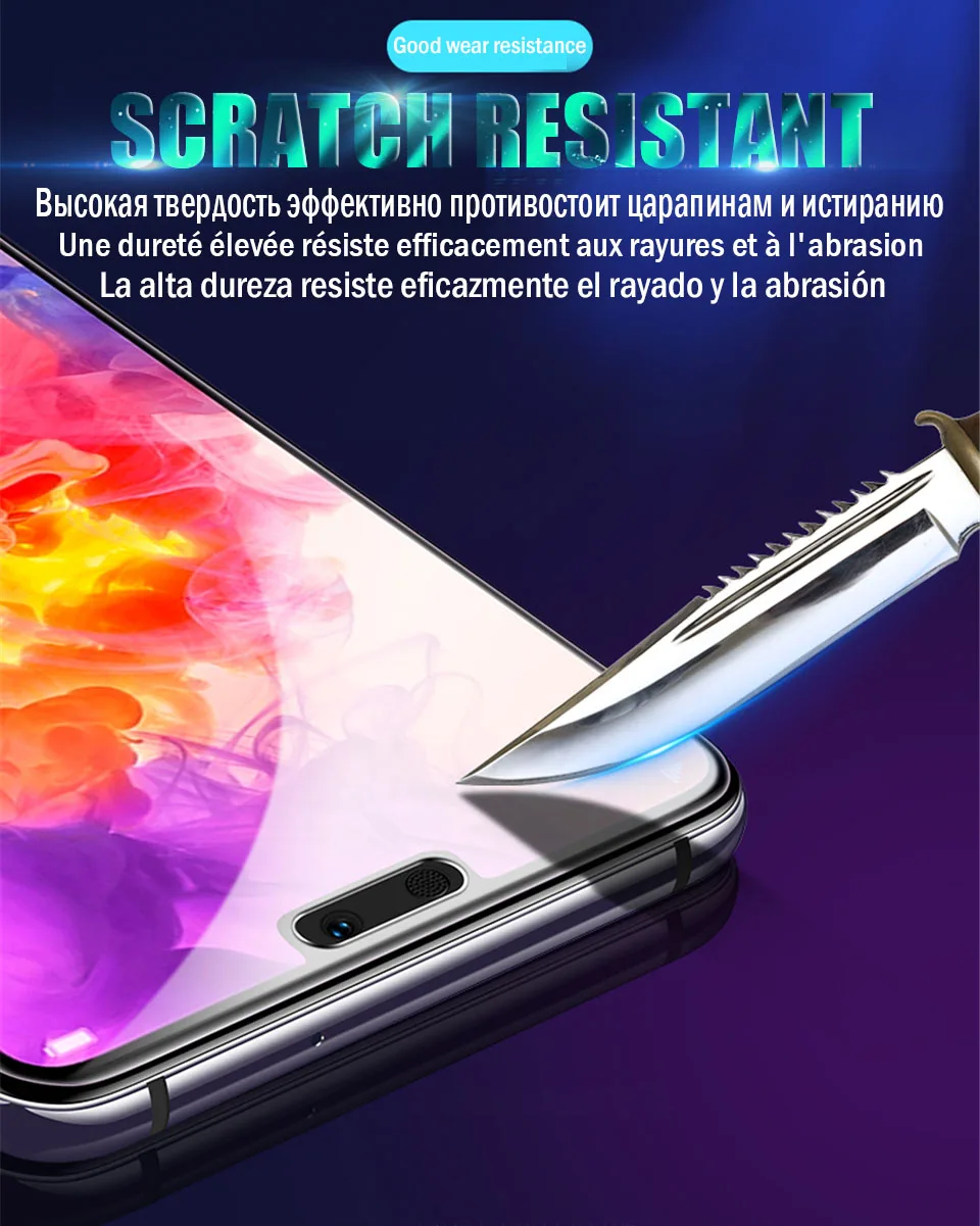 9D Закаленное стекло пленка для huawei Y6 Y9 Y5 Y9 Y7 Nova 3 3i P Smart Z Y6 Полное покрытие экрана протектор стекло 9H