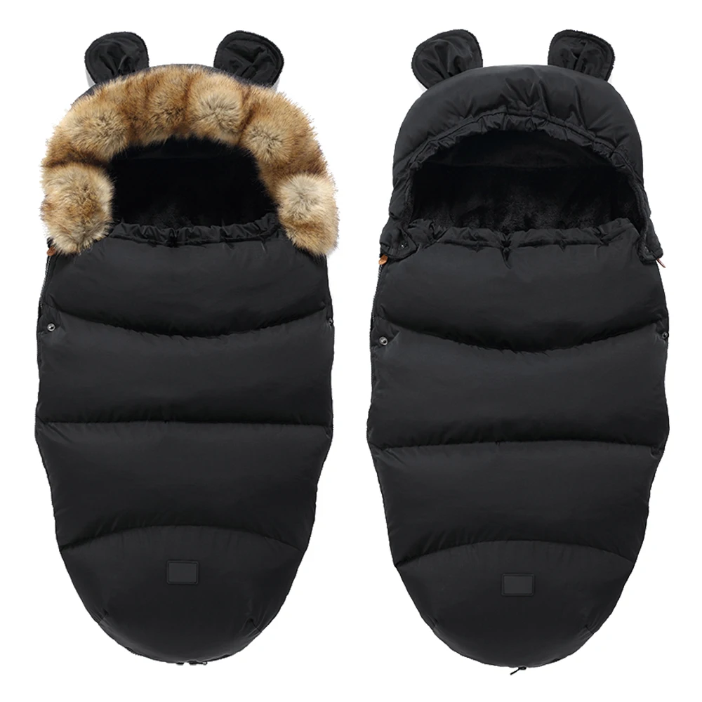 Спальный мешок для детской коляски плотные зимние конверты новорожденных