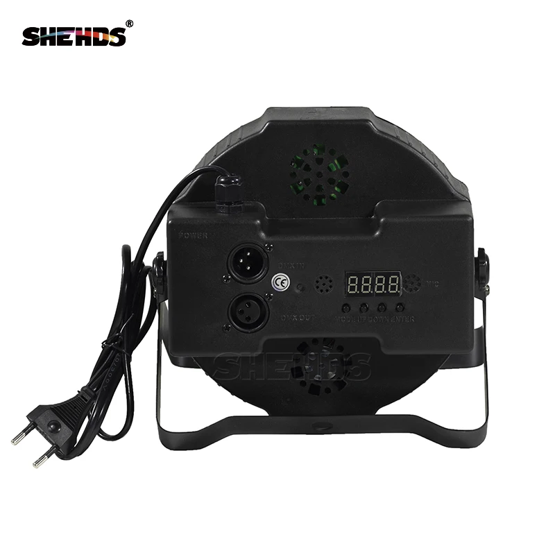 SHEHDS Лучший светодиодный плоский светильник 7x3 Вт дискотечный DMX 512/7 каналы