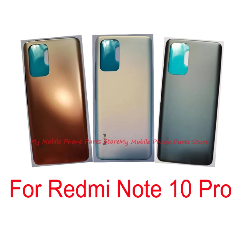 

Back Batter Cover For Xiaomi Redmi Note 10 Pro 10pro Back Cover Rear Housing Door Panel Case For Redmi Note 10 Pro Battery Cover