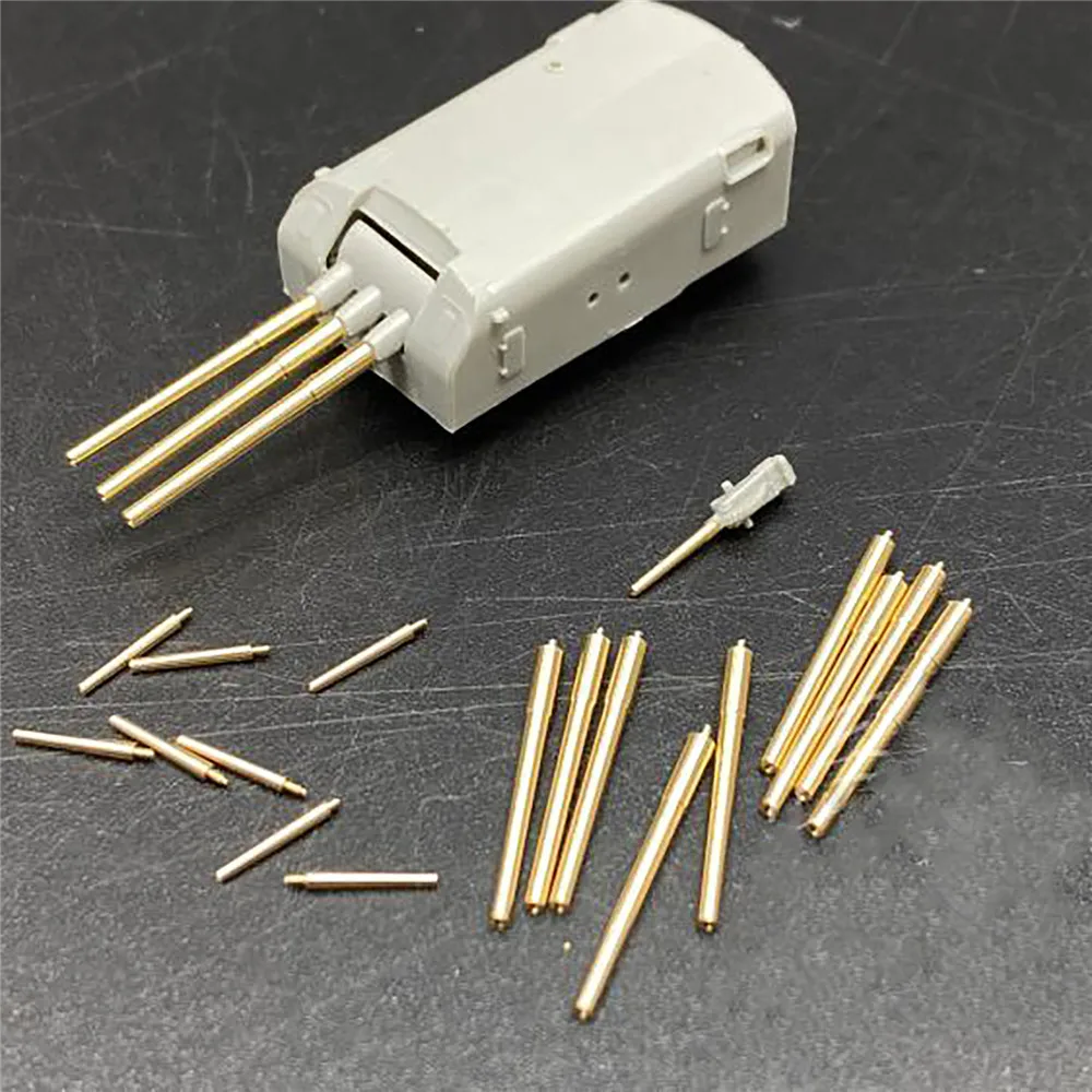 

1/350 Metal Secondary Barrel Kit for Trumpeter 05327 USS Indianapolis Cruiser Model Ship Accessories