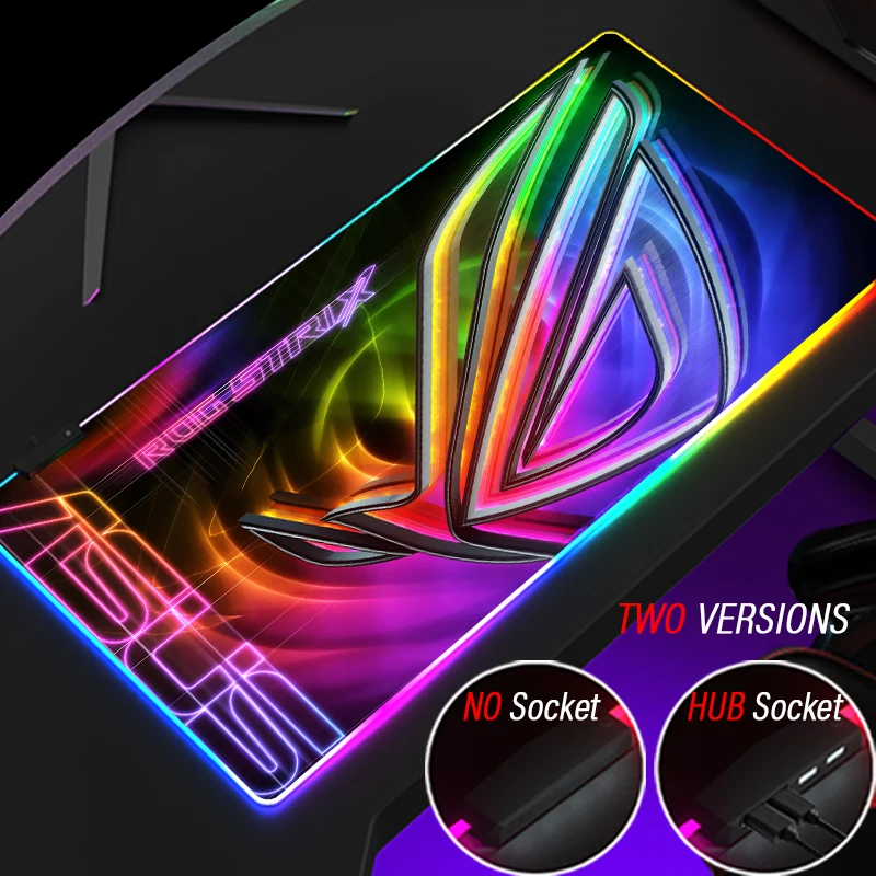 

Игровой коврик для мыши Asus ROG со светодиодной лентой, 4 порта USB