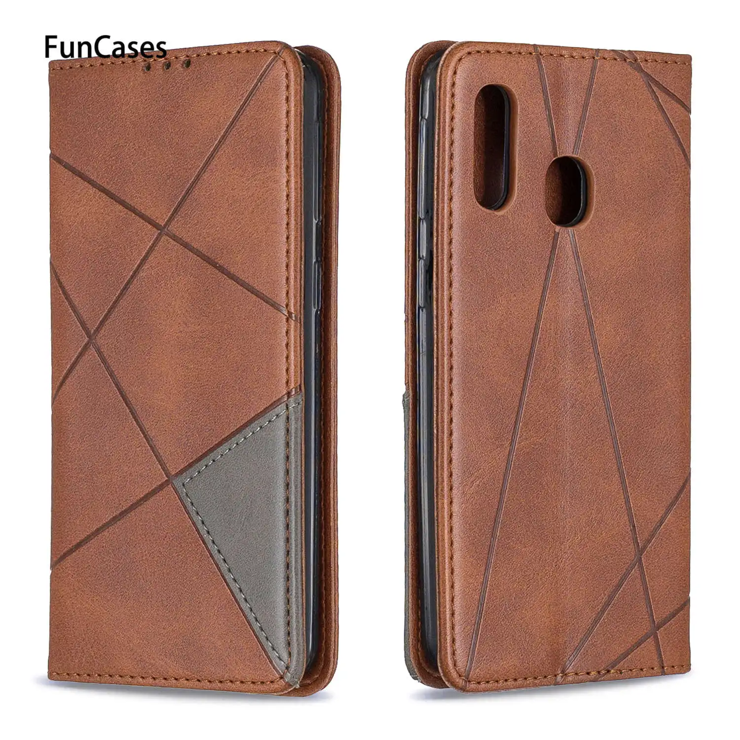 Чехол-бумажник из искусственной кожи с откидной крышкой для телефона samsung A40