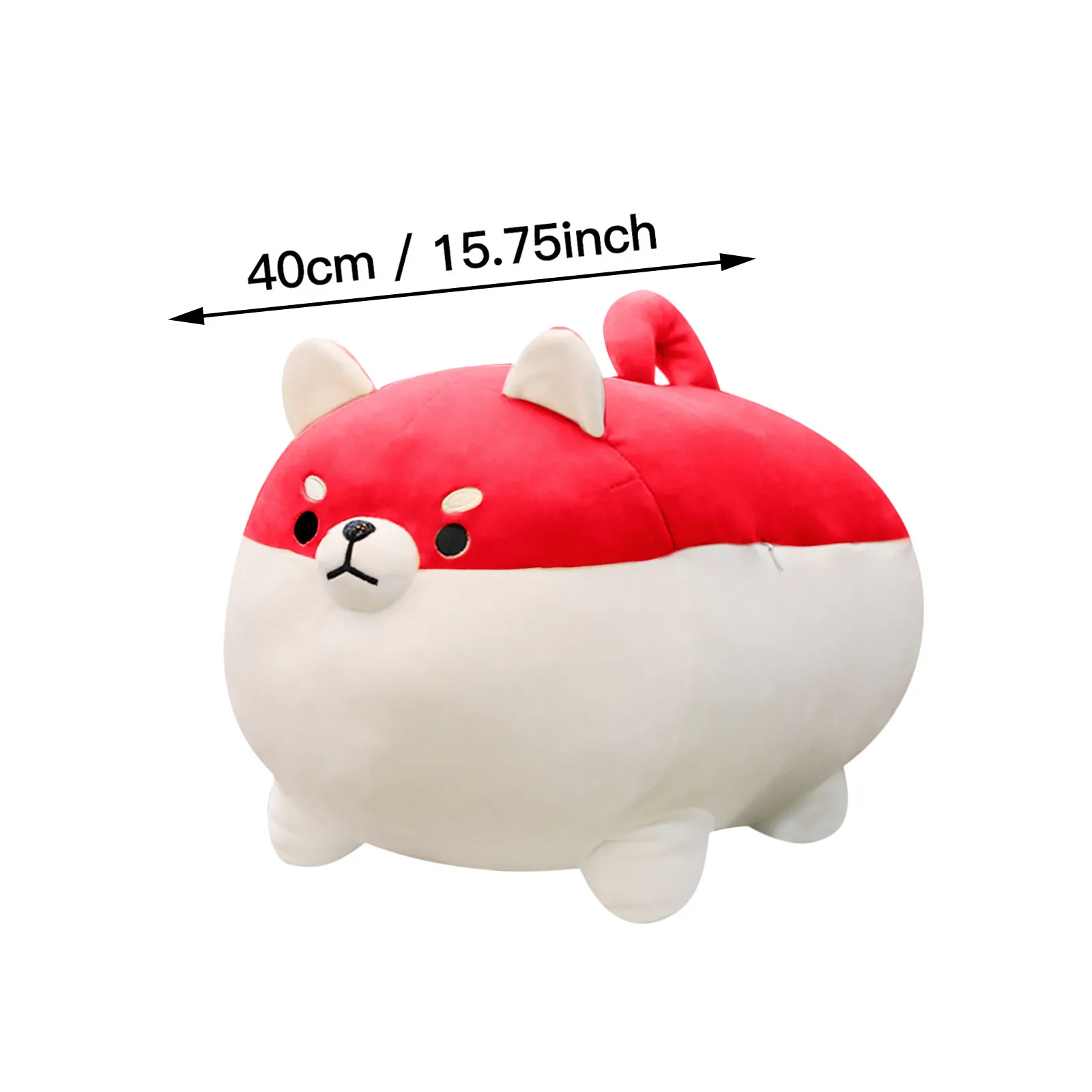 

3d Cute Shiba Inu Pillow Soft Waist Cushion Plush Stuffed Toy Huggable Pink/red/green Stuffed Toy Sleep Pillow Home Decoration