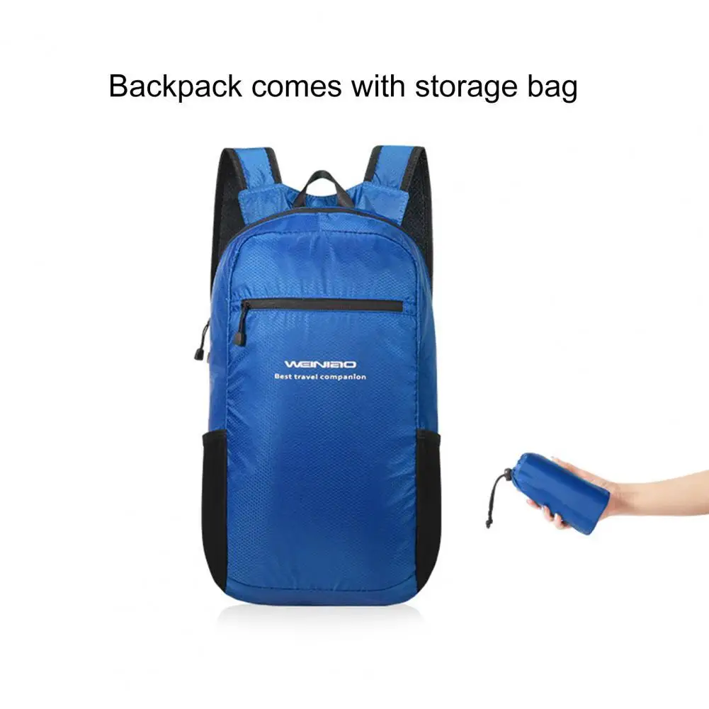 

Portable Strong Load-bearing Drawstring Design Folding Hiking Backpack for Camping