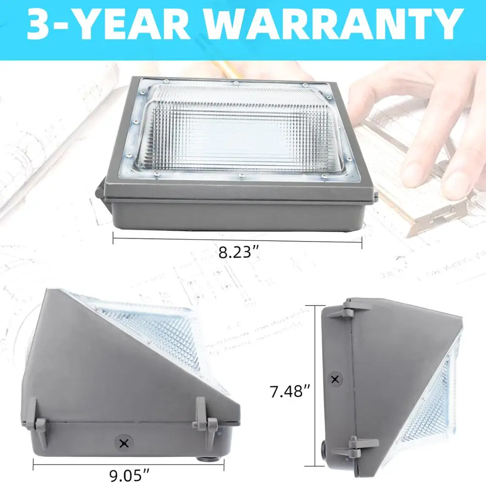 125 Вт светодиодный наружный светильник настенный водонепроницаемый для улицы 500