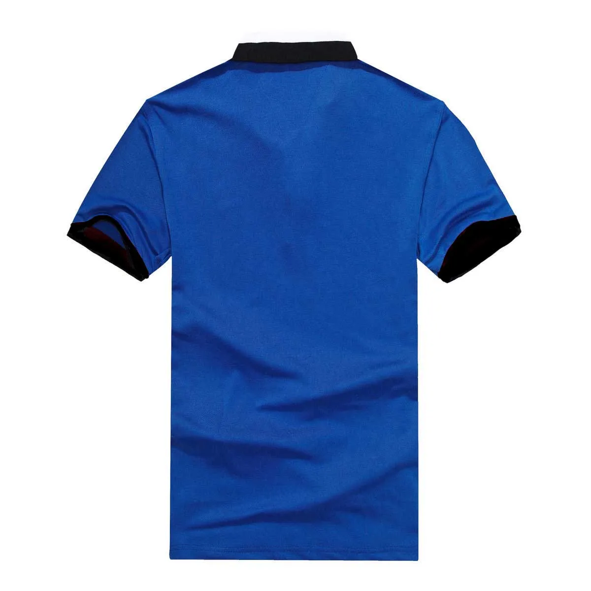 Рубашка поло P61 мужская с надписью повседневная хлопковая кофта вышивкой оленя