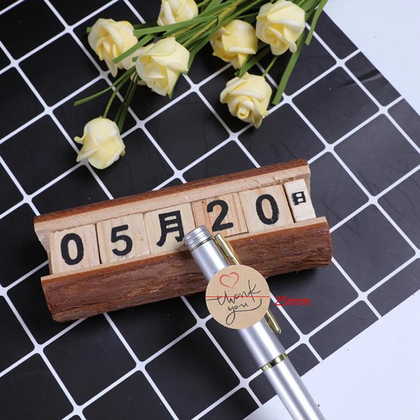 

160pcs/lot Warm Heart 'Thank You' Decorative Sealing Label Sticker DIY Handmade Cake Gifts Box Pack Decoration Label Stickers