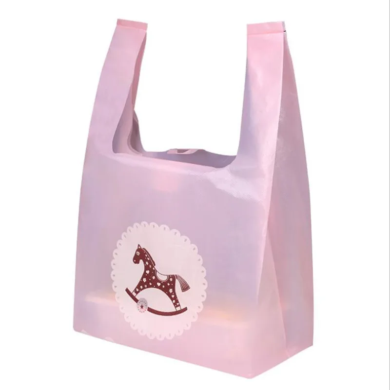 100 шт./лот пластиковый пакет розового трояня лошади ювелирные изделия подарок