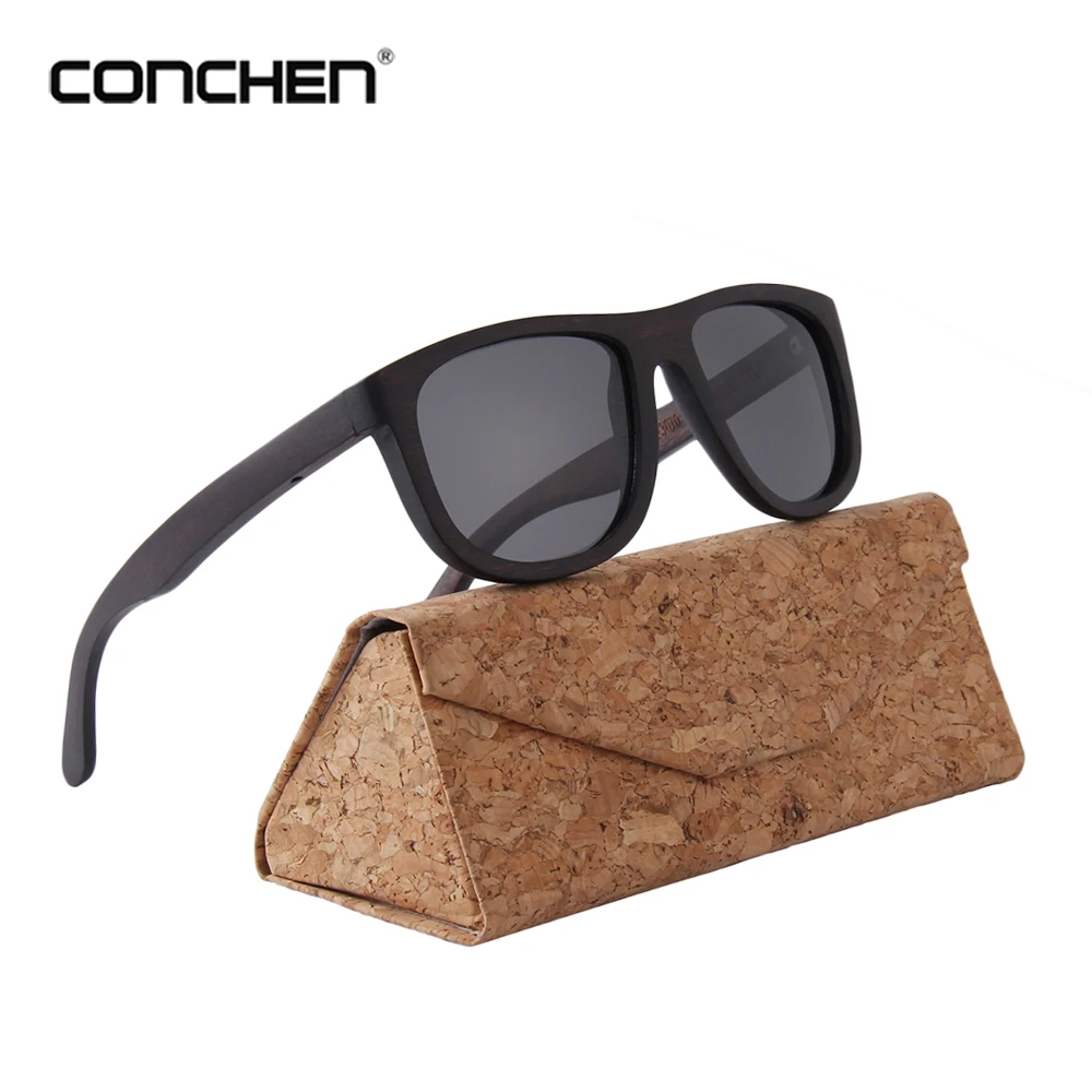 

CONCHEN High Quality Polarized Handmade Wooden Sunglasses Men and Women Bamboo Luxury Sun glasses