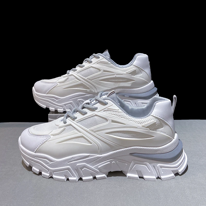 

Summer Women's Vulcanized Shoes Fashion Casual Shoes Lightweight Breathable Female Sports Shoes Tennis Female Platform Sneakers