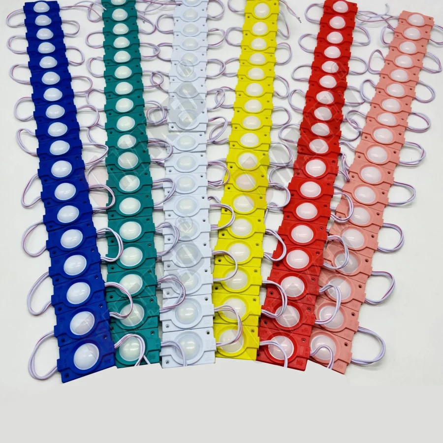 

10pcs/lot ,NEW 2835 3LED injection led module 12V with lens Waterproof IP66 ,160 degree 1.5W white,LED sign,shop banner,brighter