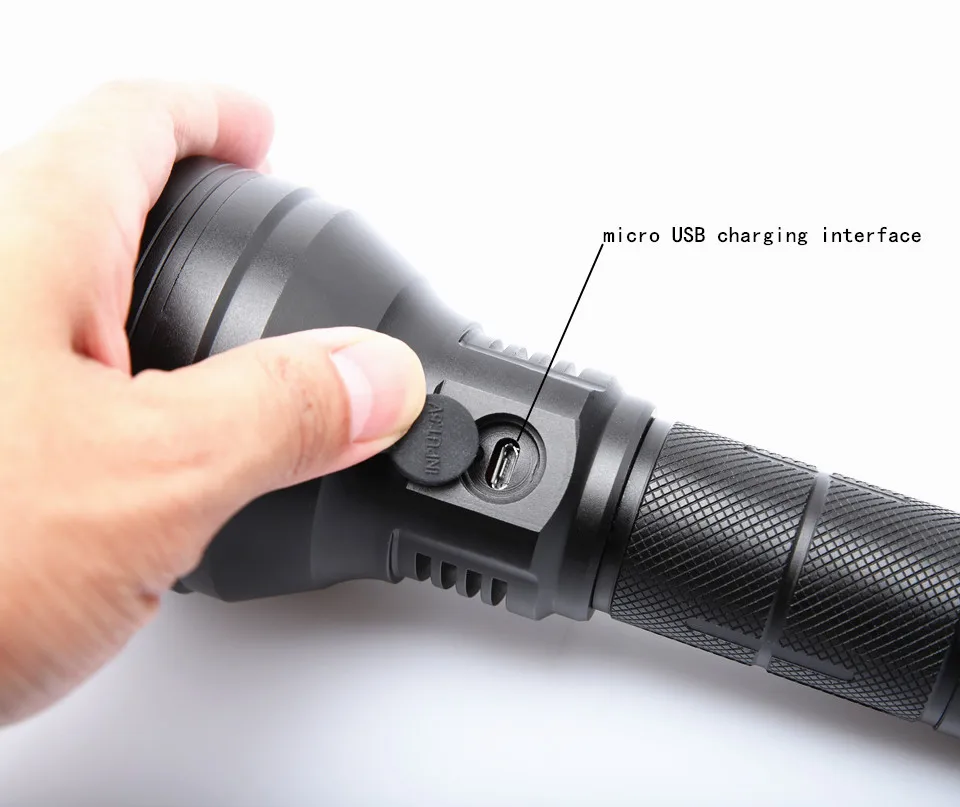 Супер мощный светодиодный фонарик XH P50 тактический фонарь USB перезаряжаемая водонепроницаемая лампа сверхъяркая фонарь для кемпинга