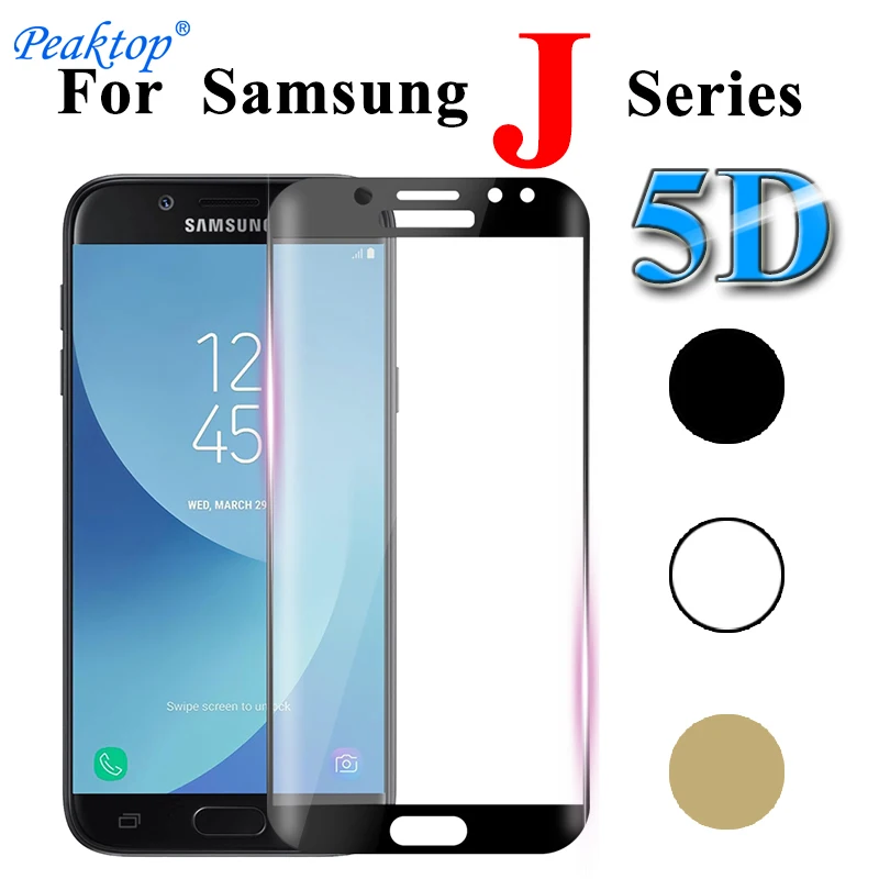 5D защитное стекло на samsung galaxy j5 j7 j3 pro prime закаленное j 5 7 3 Защитная пленка для