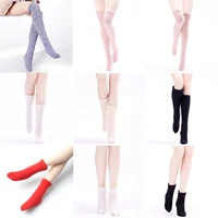 six colors 16 scale female lingerie set mm08 female cotton stockings long socks figure accessory for 12 woman figure body