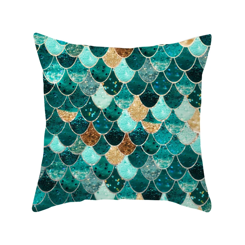 

Pillow case 45 * 45 Nordic minimalist geometric print polyester pillowcase Square decorative pillowcase
