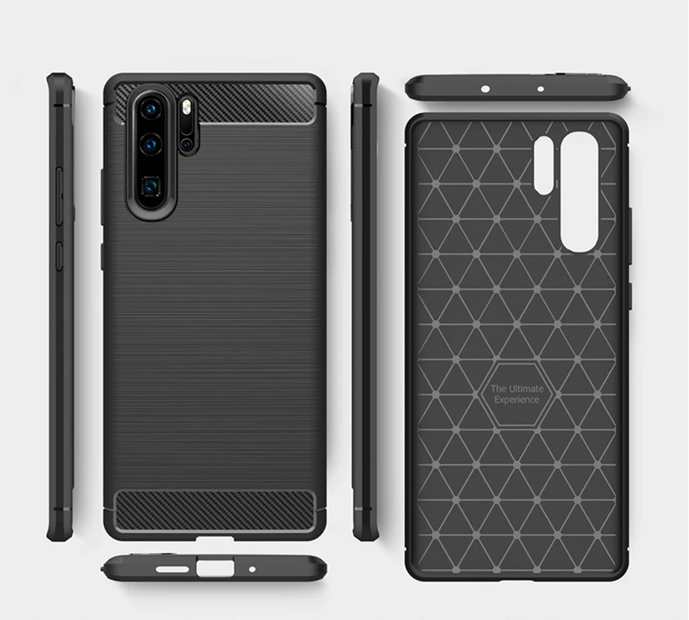 Для huawei P30 Pro Чехол P30 Чехол Мягкий бампер из углеродного волокна ТПУ Силиконовая задняя крышка для huawei P30 Lite чехол для Meizu M6s mbluS6