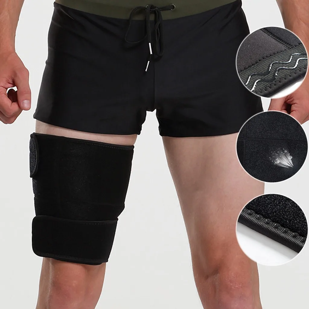 Thigh Compressed Sleeves Hamstring Support Upper Leg For Running Sports Warmers Protector #g3 |