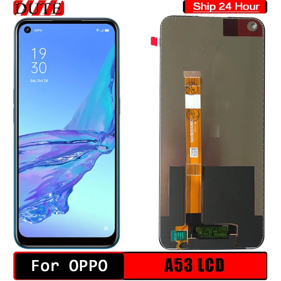 Новинка сенсорный ЖК дисплей для OPPO A53 экран дигитайзер полная сборка Замена без