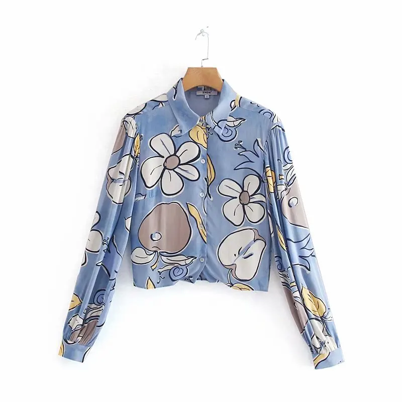 2019 женский элегантный цветочный принт Повседневный свободный халат женская