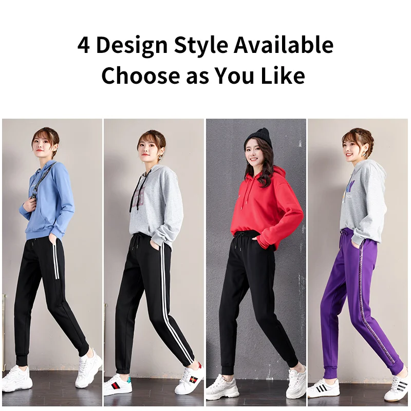 Зимние женские теплые шаровары повседневные в Корейском стиле утепленные