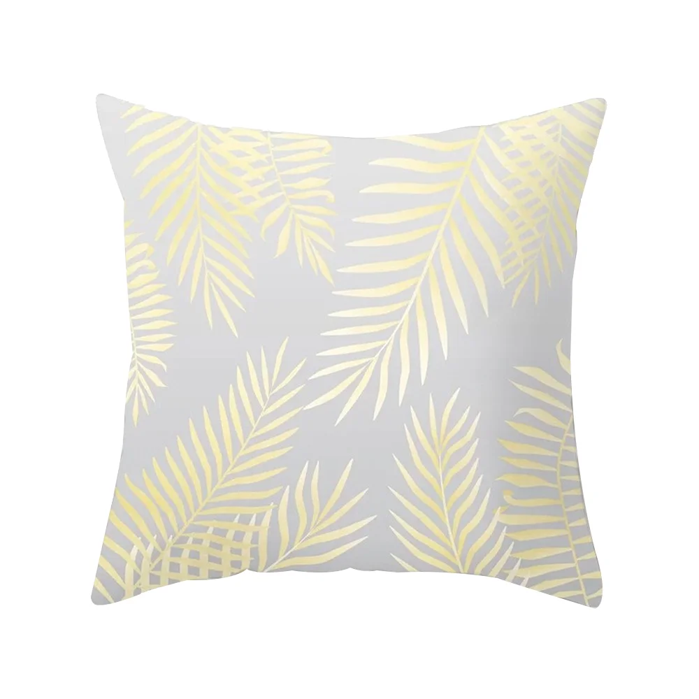 Золотой лист полиэстер декоративная наволочка 45*45 подушка домашний декор | Дом и