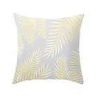 Золотой лист полиэстер декоративная наволочка полиэстер 45*45 подушка домашний декор наволочка