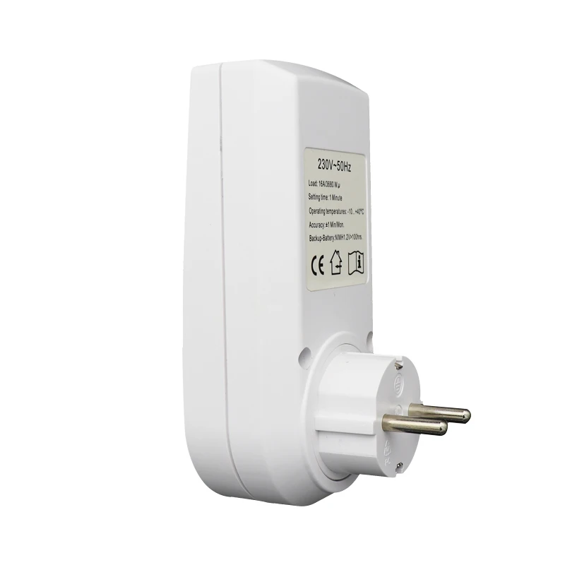 

Electronic Digital Timer Switch 24 Hour Cyclic EU UK AU US BR FR Plug Kitchen Timer Outlet Programmable Timing Socket 220V