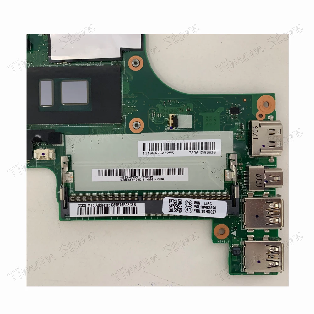 I5-6200U для ThinkPad X260 20F5 20F6 материнская плата ноутбука Lenovo BX260 NM-A531 100% полностью