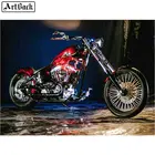 Алмазная 5d картина ARTBACK с мотоциклом, полноразмерная вышивка 3d, пейзажная мозаика, украшение для дома